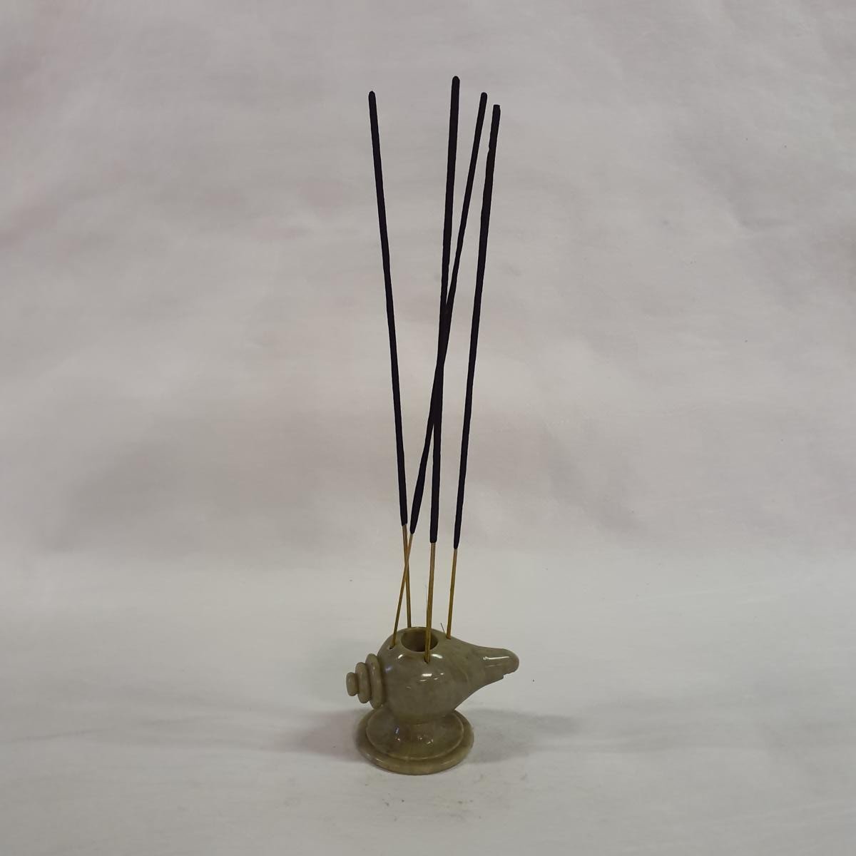 Räucherstäbchenhalter Speckstein Indien – Handgeschnitzt 6 cm