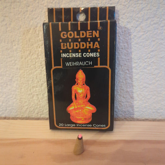 Golden Buddha Räucherkegel