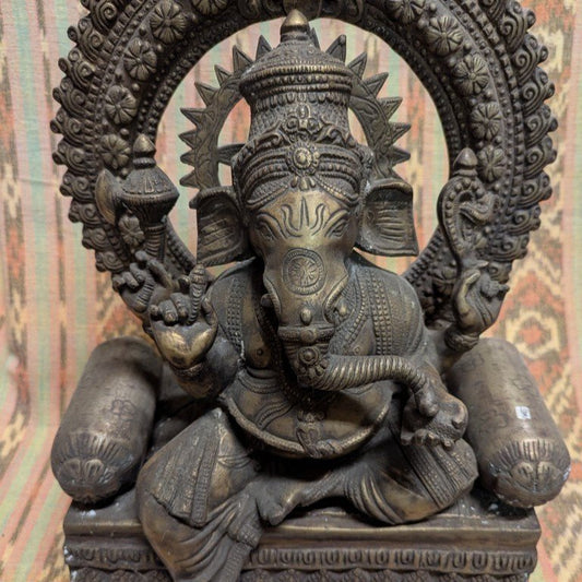 Ganesha Statue aus Bronze
