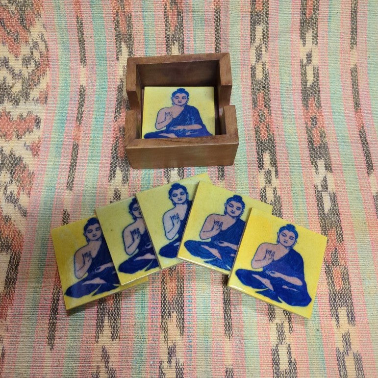 Untersetzer Buddha Ganesha Elefant Taj Mahal