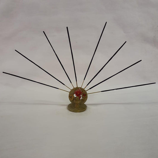 Räucherstäbchenhalter Speckstein Ganesha – Handgeschnitzt 6x6 cm