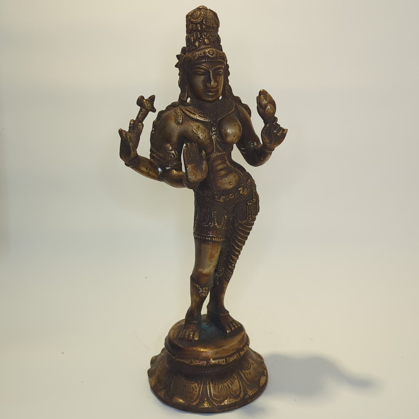 Ardhanarishvara aus Messing