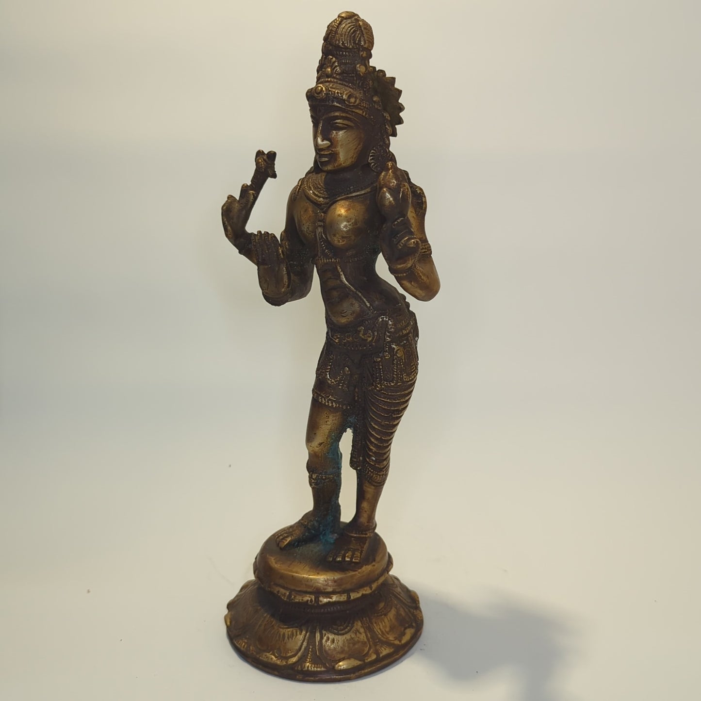 Ardhanarishvara aus Messing