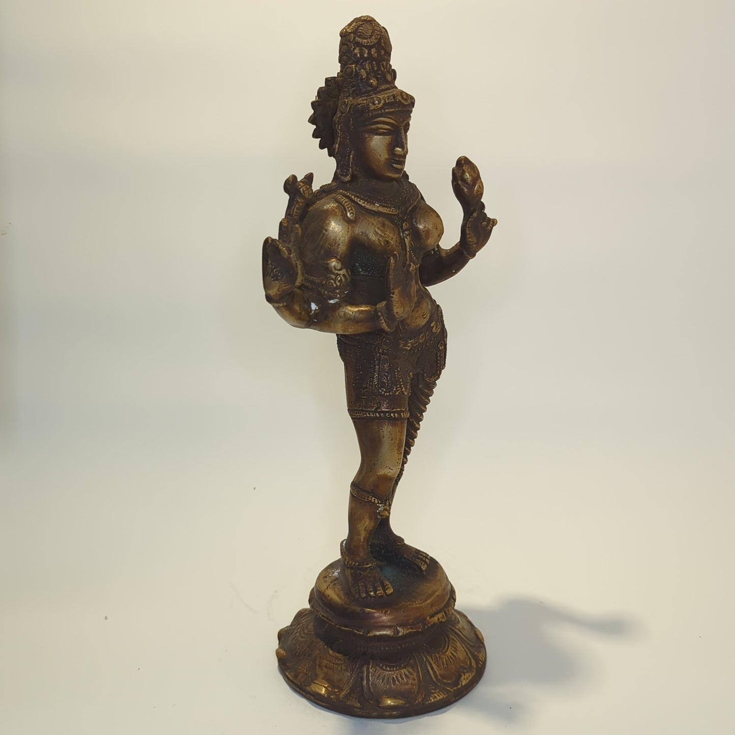 Ardhanarishvara aus Messing