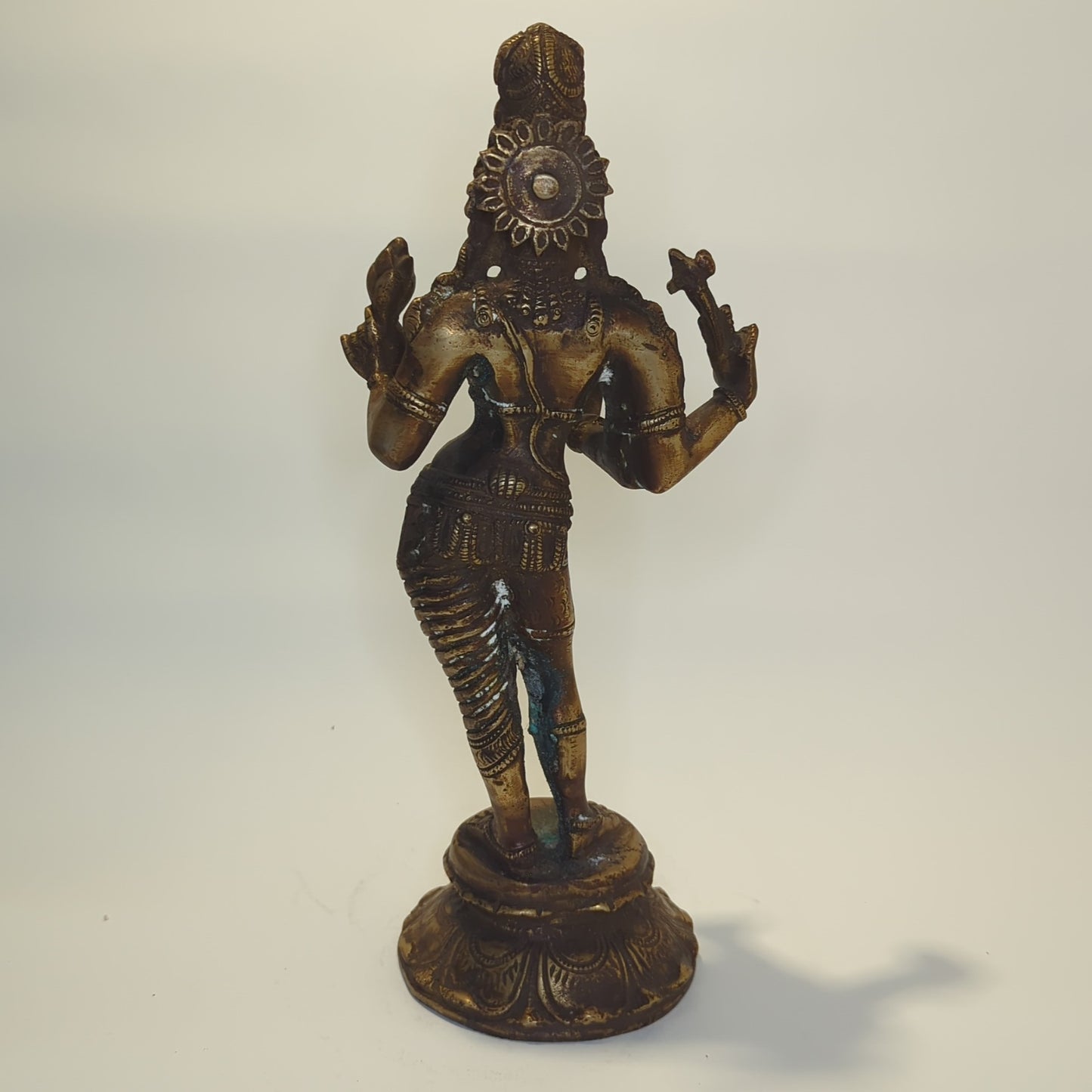 Ardhanarishvara aus Messing