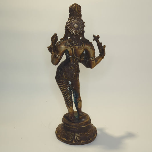Ardhanarishvara aus Messing